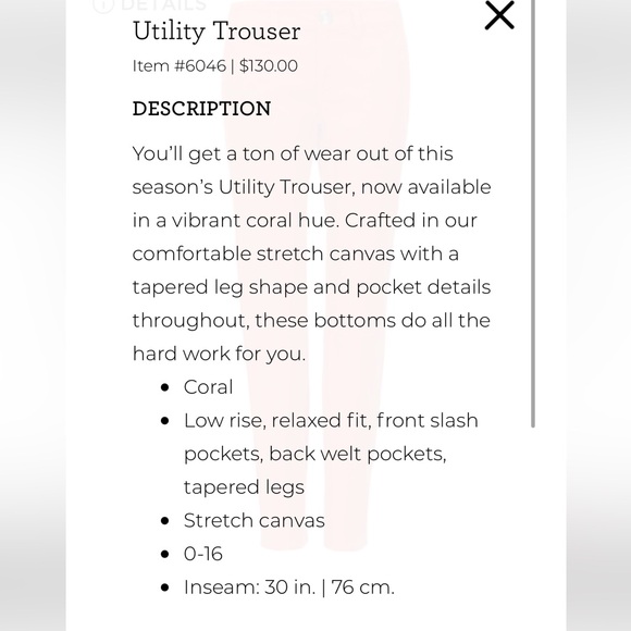 Cabi Utility Trouser - Picture 6 of 7